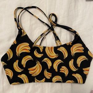 Show Me Your Mumu Banana Sports Bra Size M